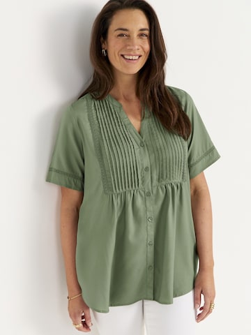 Cellbes of Sweden Tuniek in Groen: voorkant