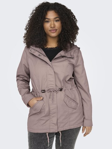 ONLY Carmakoma Between-Seasons Parka in Purple