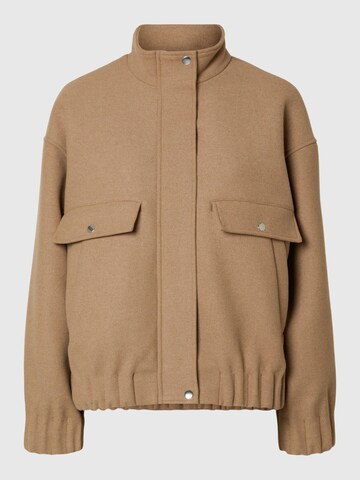 SELECTED FEMME Overgangsjakke i brun