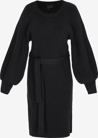 juoda DreiMaster Klassik Megzta suknelė: priekis