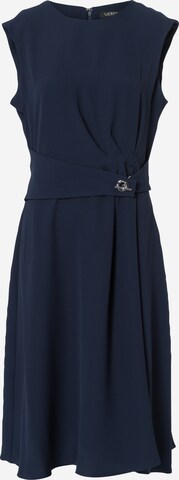 Lauren Ralph Lauren Koktejlové šaty 'WIKOLIA' – modrá: přední strana