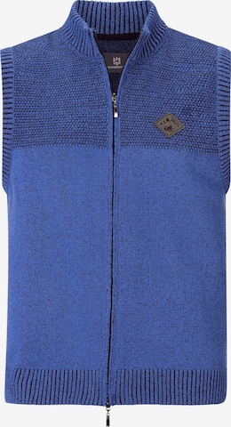 Jan Vanderstorm Vest 'Ove' in Blue: front