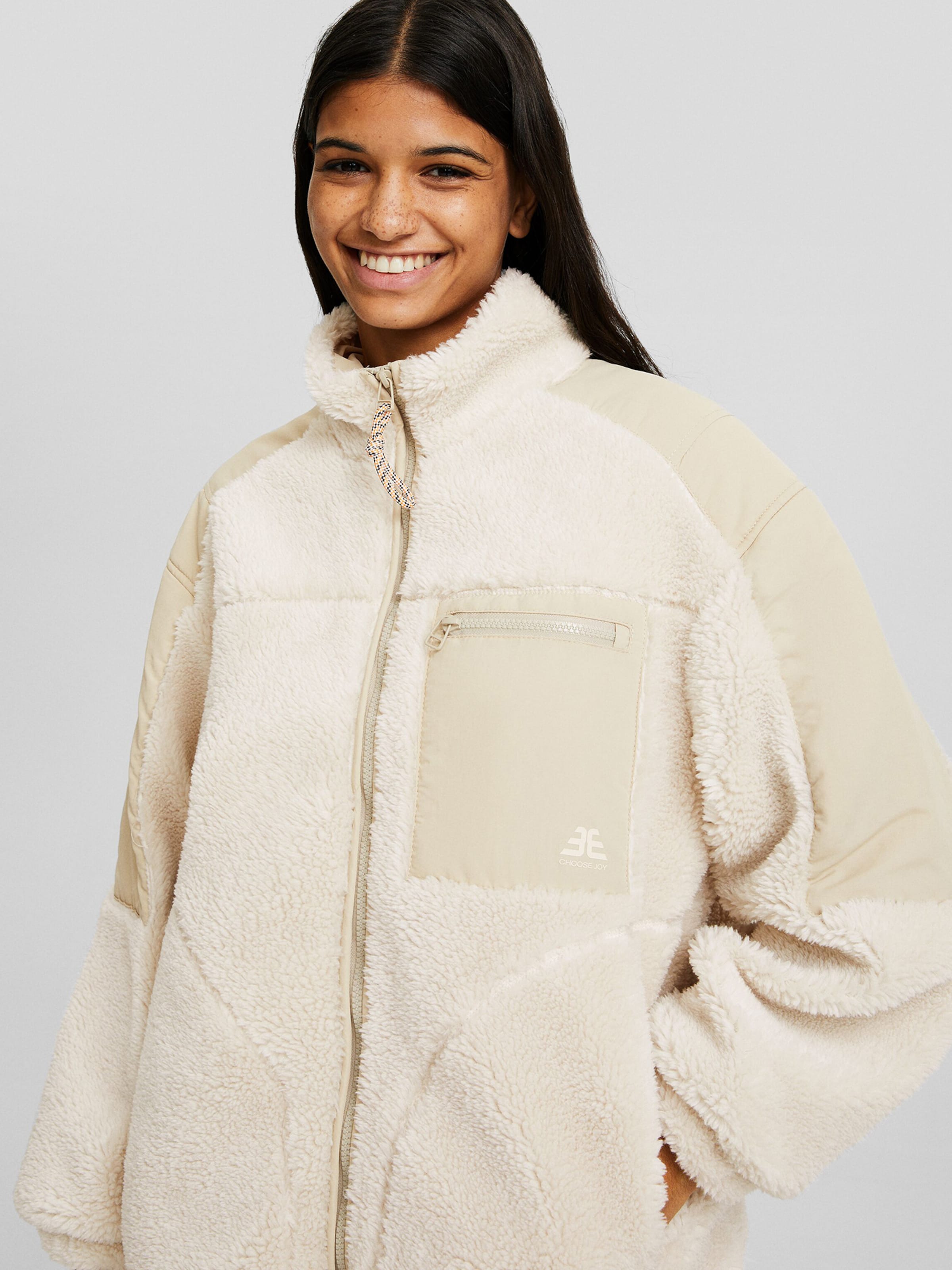 Bershka fleece jacket 2025