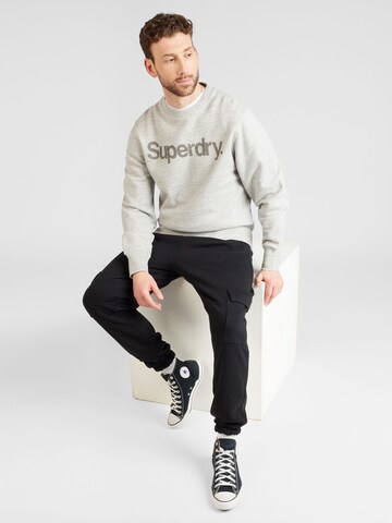 Superdry Sweatshirt 'CITY' in Grijs: voorkant