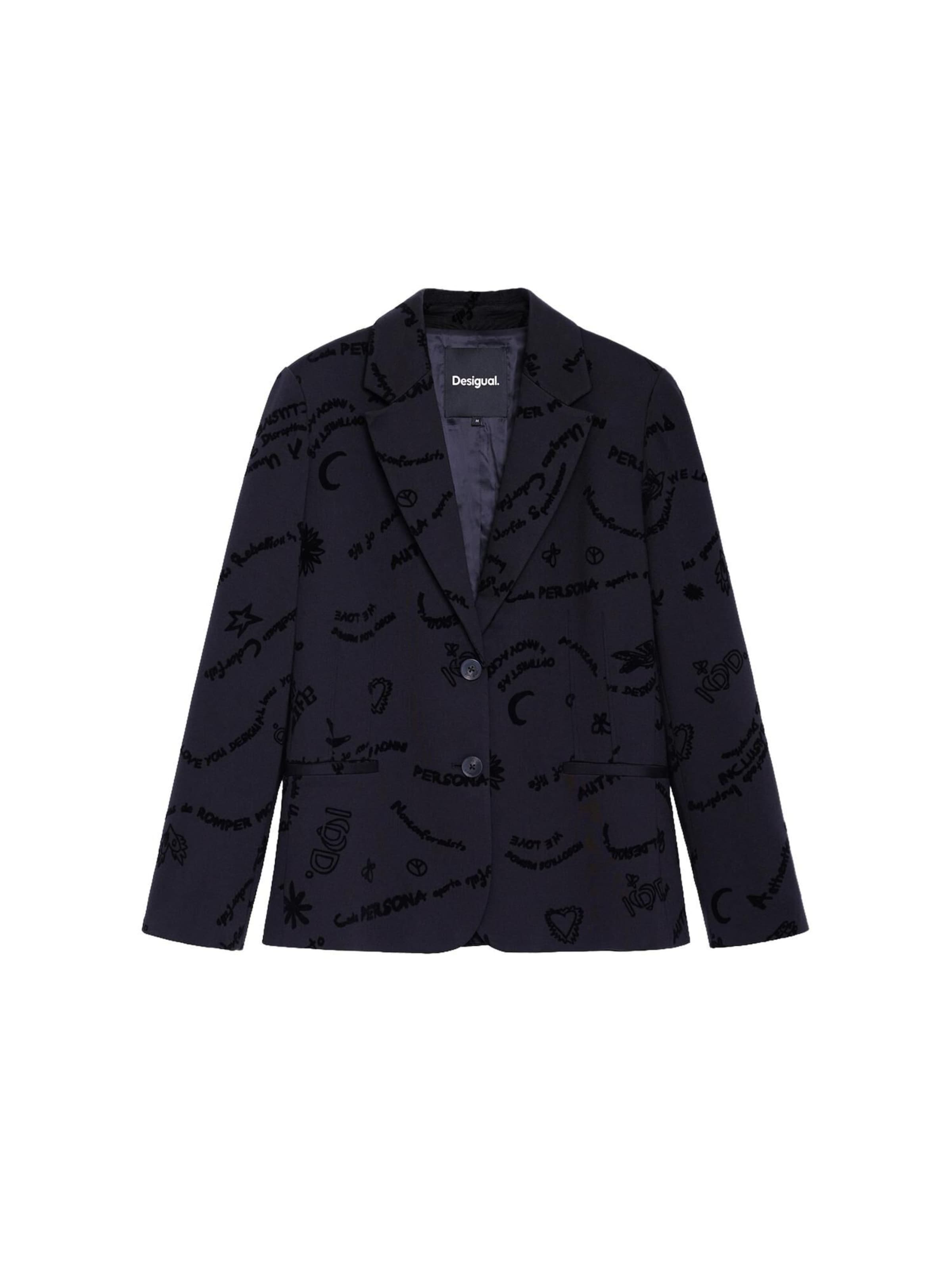 Blazer di Desigual in nero: frontale