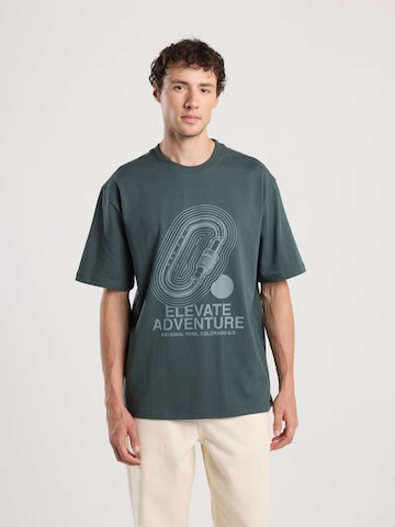 T-Shirt America Today en vert : devant