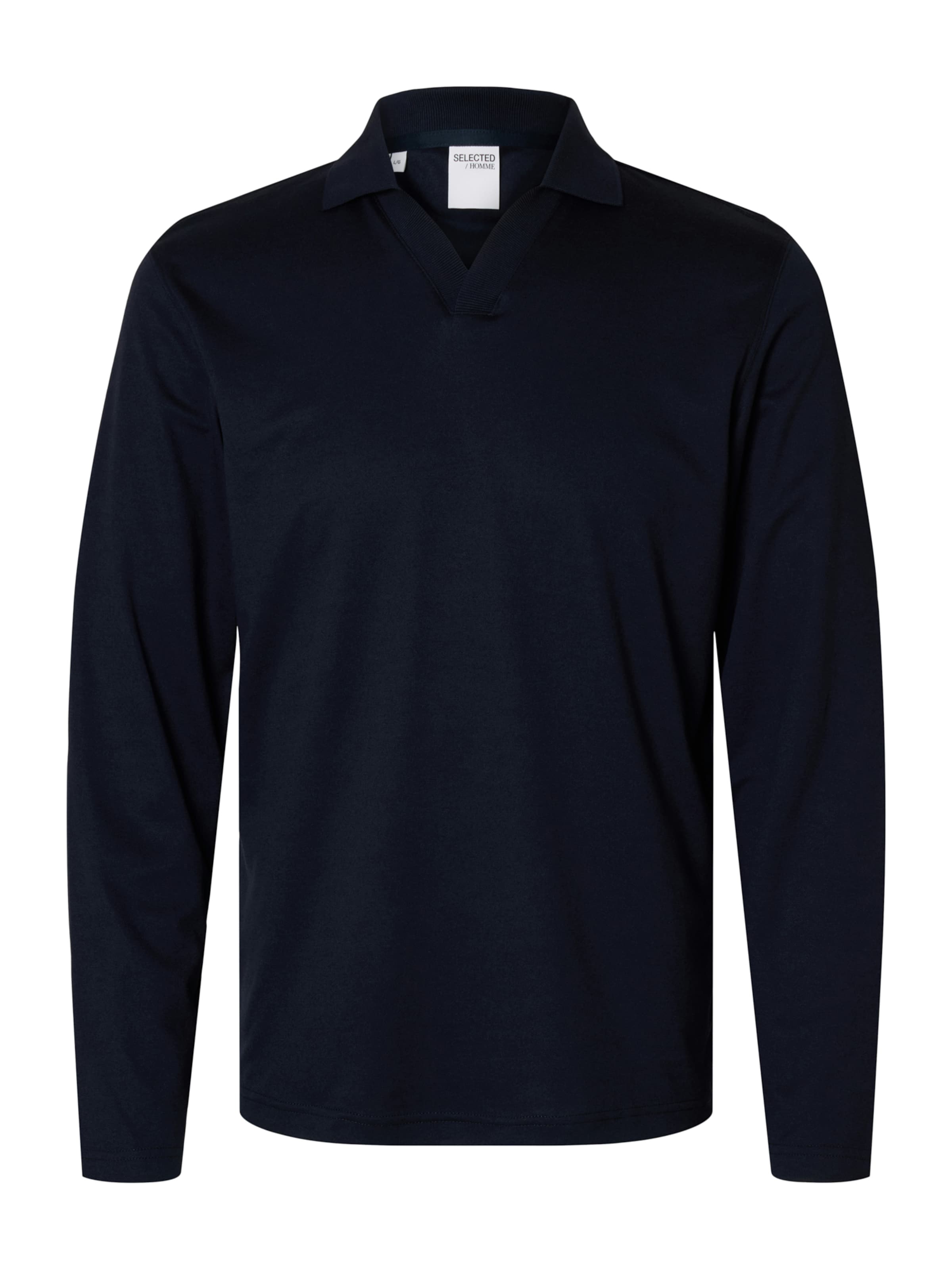 T-Shirt 'SLHFAVE' SELECTED en bleu : devant