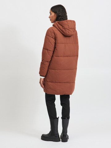 VILA Winter Coat in Brown