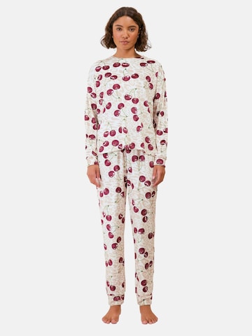 Friends Like These Pyjama in Beige: Vorderseite