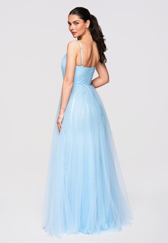 Ombre Avondjurk in Blauw
