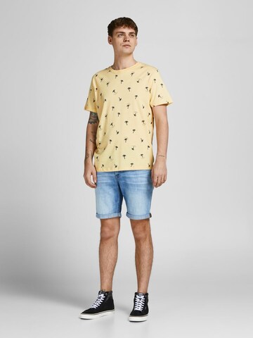 Maglietta 'Positano' di JACK & JONES in giallo