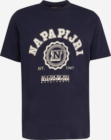 NAPAPIJRI T-Shirt 'QUITO' in Blau: predná strana