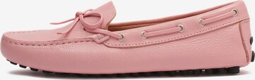 Mocassin Kazar en rose : devant