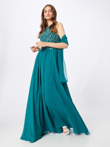 Robe de soirée Unique en vert