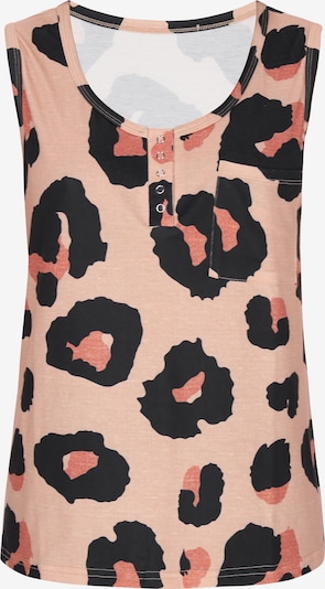 NAEMI Top 'Fashion Look' u svijetlosmeđa / lubenica roza / crna, Pregled proizvoda