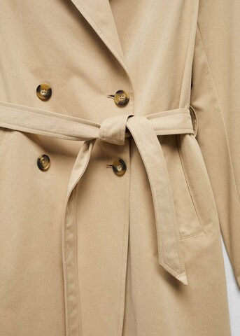 MANGO TEEN Coat 'Trenchy' in Beige