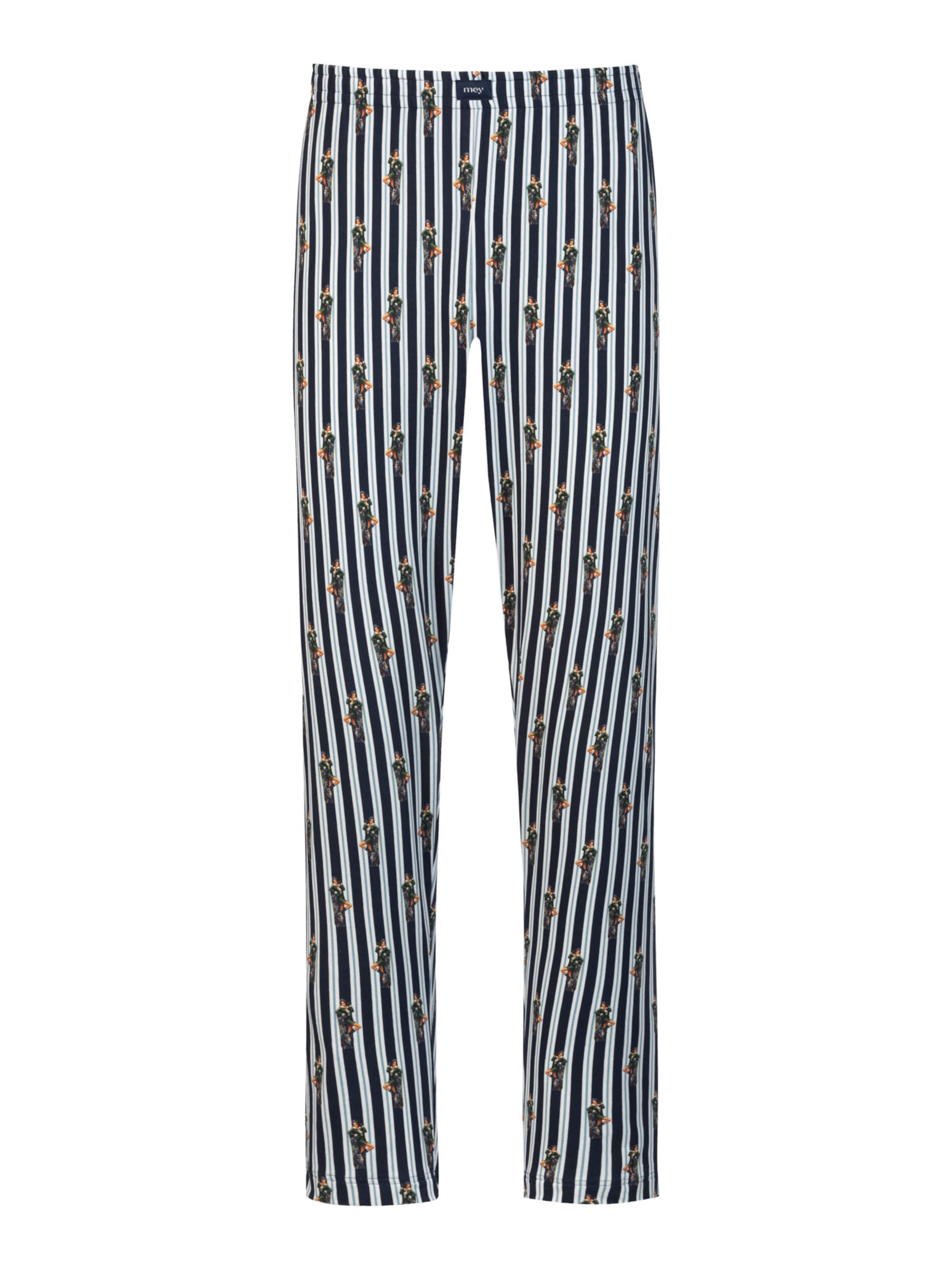Pantalon de pyjama ' Serie Smoke Show ' Mey en bleu : devant