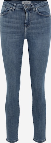 Only Petite Skinny Jeans 'Power' in Blauw: voorkant