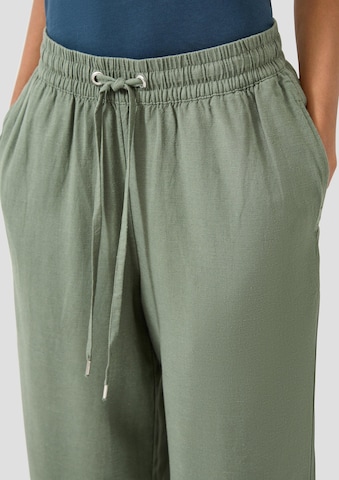 Wide Leg Pantalon QS en vert