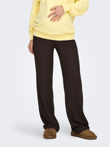 Only Maternity - regular Pantalón 'OLMPetris' en marrón: frente