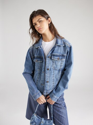 Veste mi-saison HOLLISTER en bleu : devant