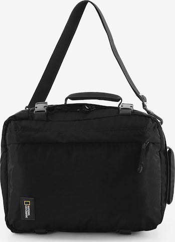 National Geographic Backpack 'Hybrid' in Black: front