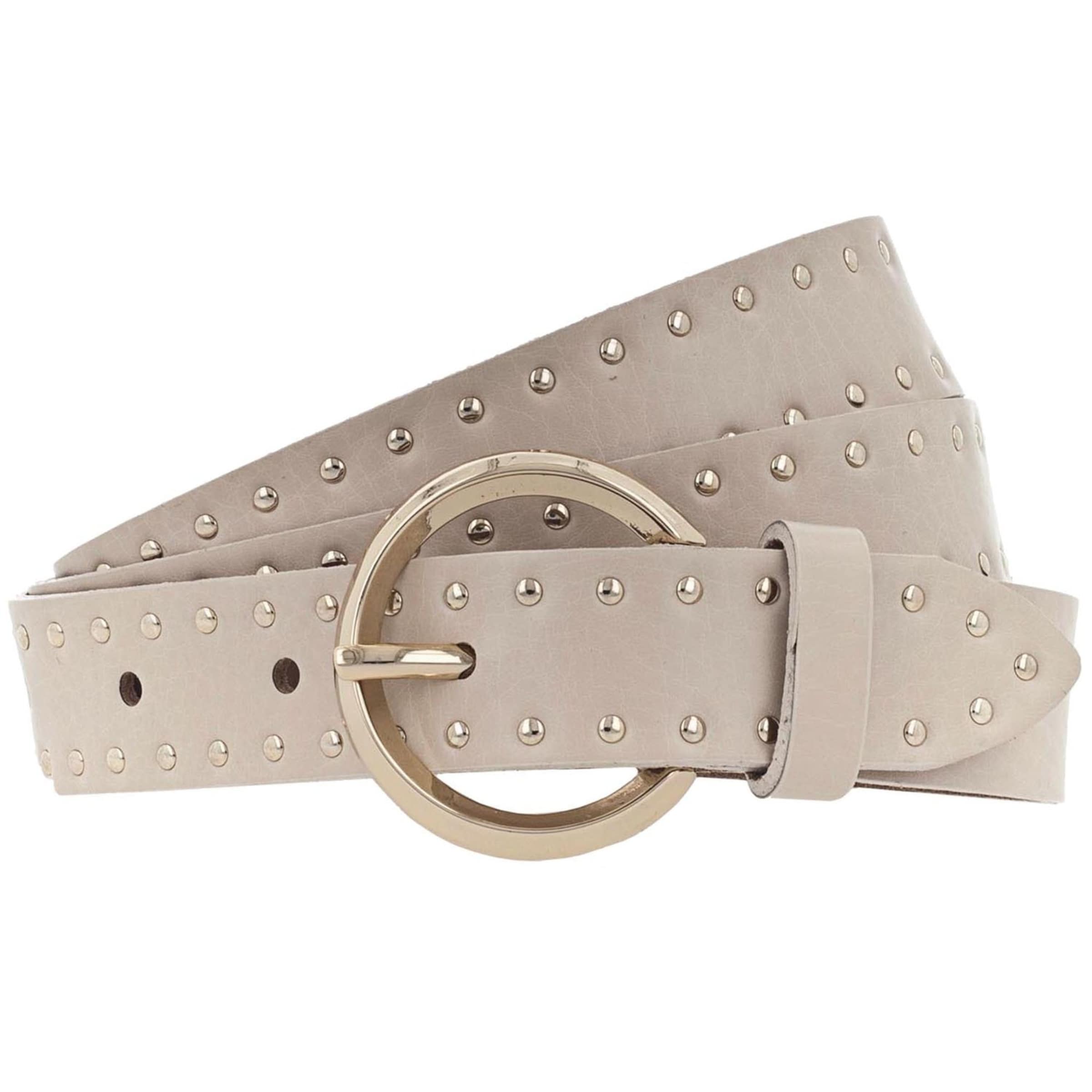 Ceinture VANZETTI en beige : devant