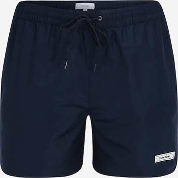 Calvin Klein Swimwear Board Shorts in Blue: front
