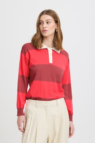 ICHI Pullover 'BOSTON ' in Braun: Vorderseite