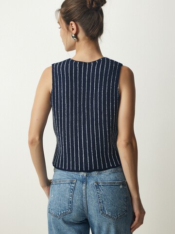 Happiness İstanbul Πλεκτό γιλέκο σε μπλε