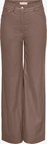 Wide Leg Pantalon 'Hope' ONLY en marron : devant