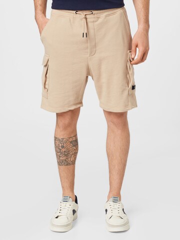 JACK & JONES Regular Cargo Pants in Brown: front