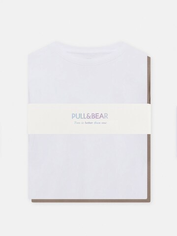 Pull&Bear T-Shirt in Braun