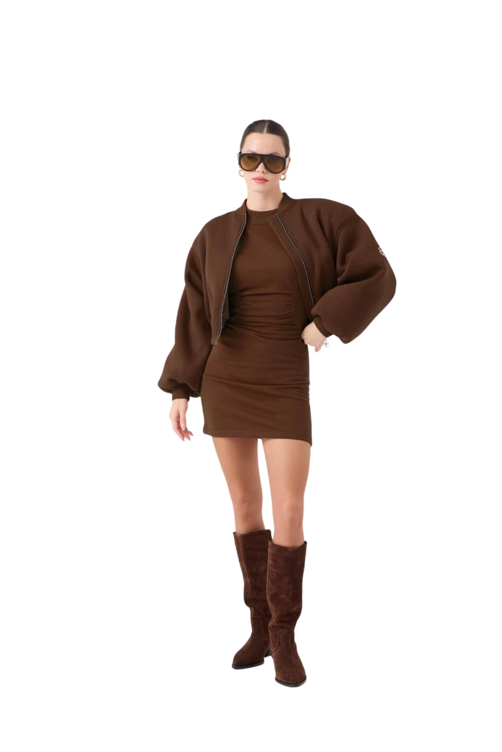 HOLLY LOLLY Jacke in Braun