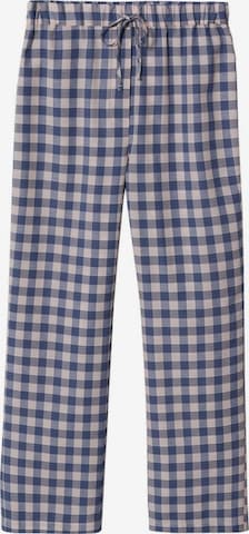 MANGO Pajama Pants 'Susana' in Blue: front