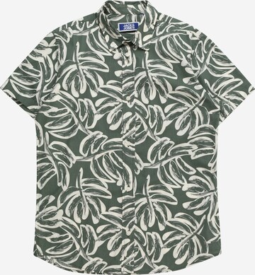 Jack & Jones JuniorComfort Fit Košulja 'Lafayette' - zelena boja: prednji dio