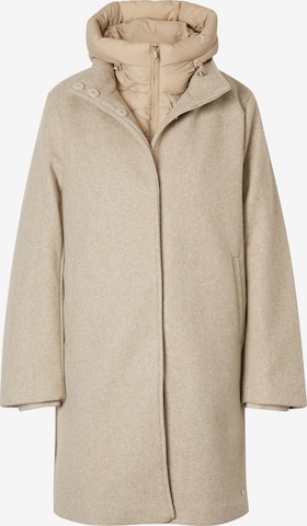 RINO & PELLE Mantel 'Omri' in Beige: Vorderseite