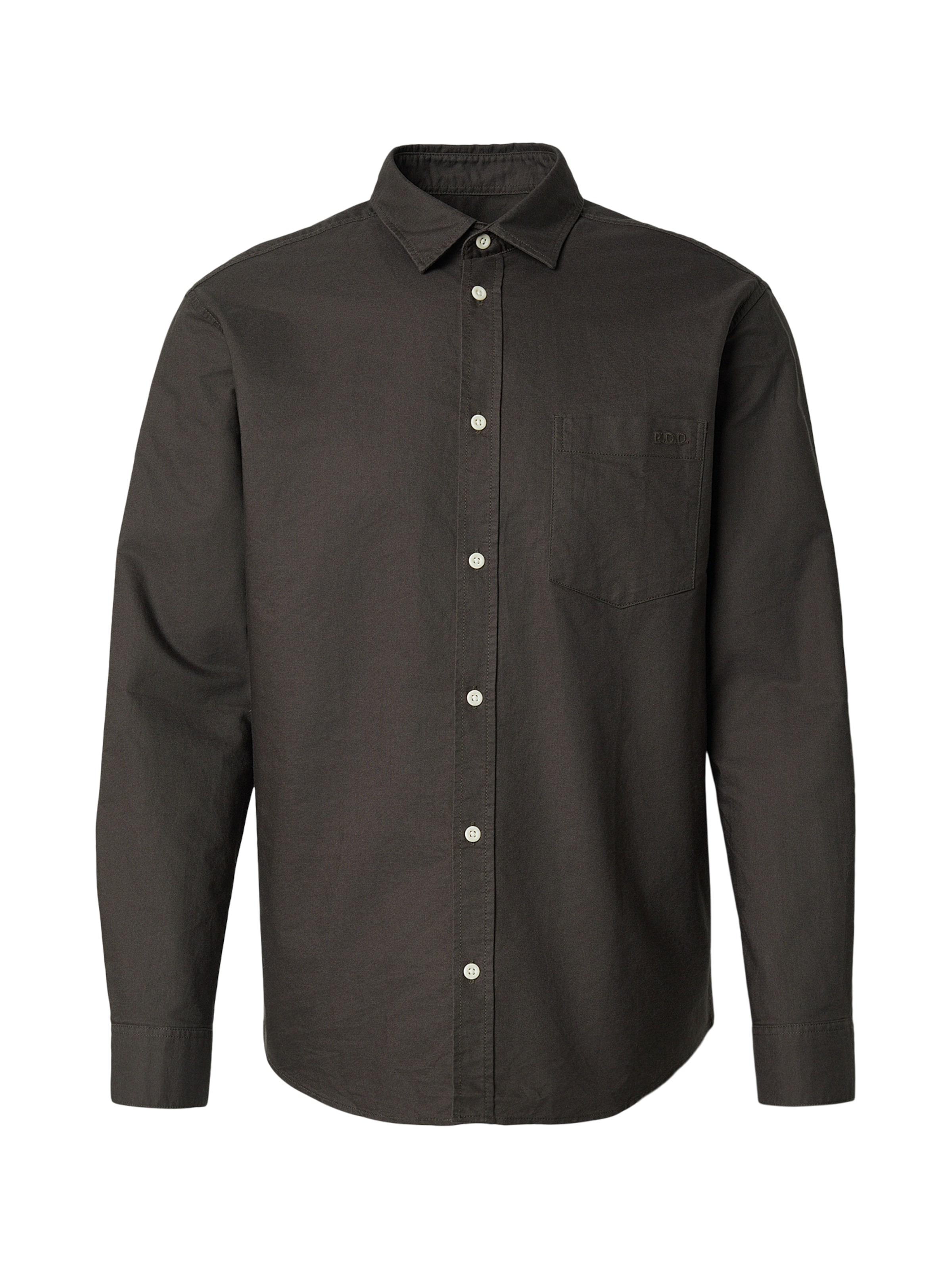 R.D.D. ROYAL DENIM DIVISION Comfort Fit Hemd 'RDDLesner' in Grün: Vorderseite