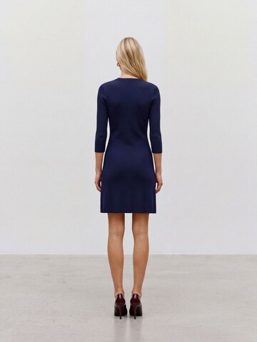Robes en maille VERO MODA en bleu