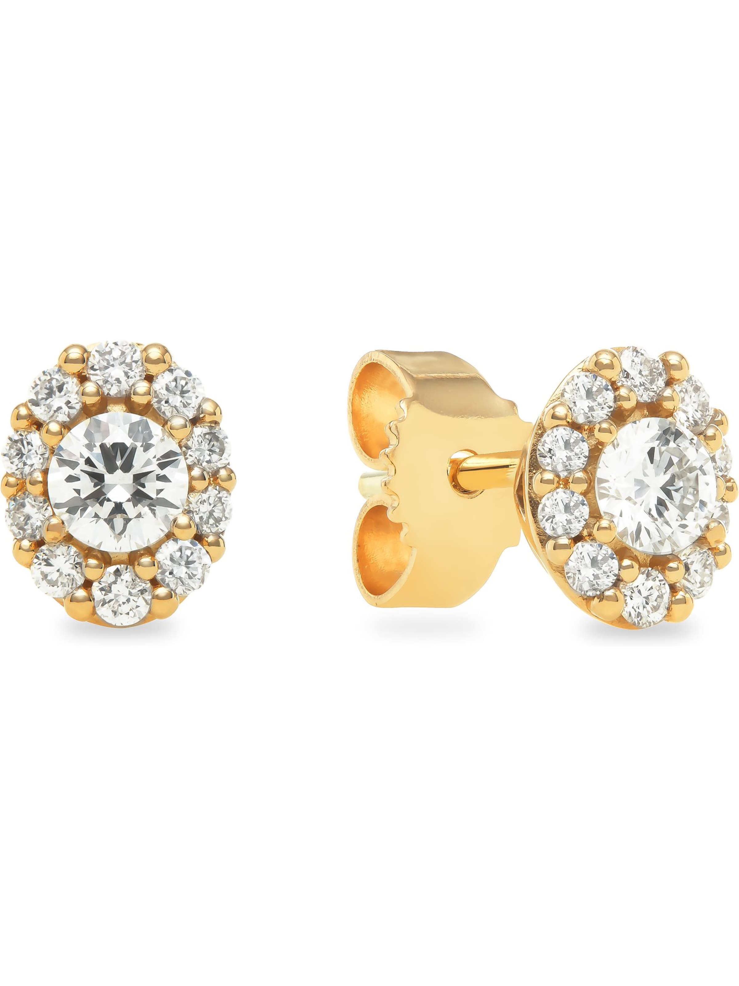 CHRIST Earrings in Yellow