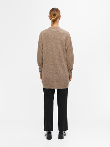 OBJECT Knit Cardigan 'Ellie' in Brown