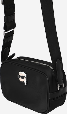 Karl Lagerfeld Crossbody bag 'Ikonik 2.0' in Black: front