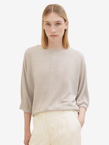 TOM TAILOR Pullover in Grau