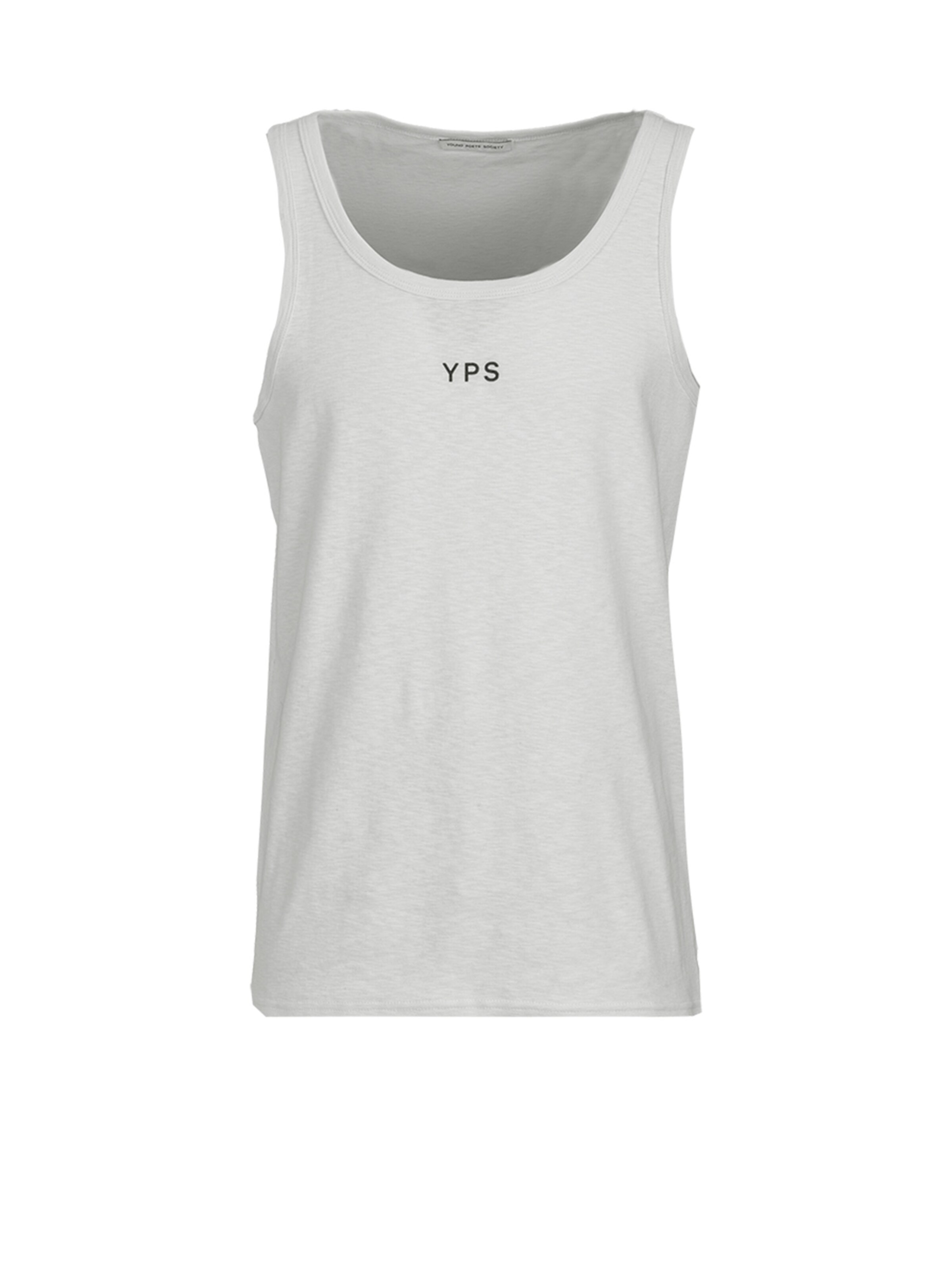 Männer Shirts Young Poets Society Top 'Pio' in Weißmeliert - UP94903 Männer Shirts Young Poets Society Top 'Pio' in Weißmeliert - UP94903
