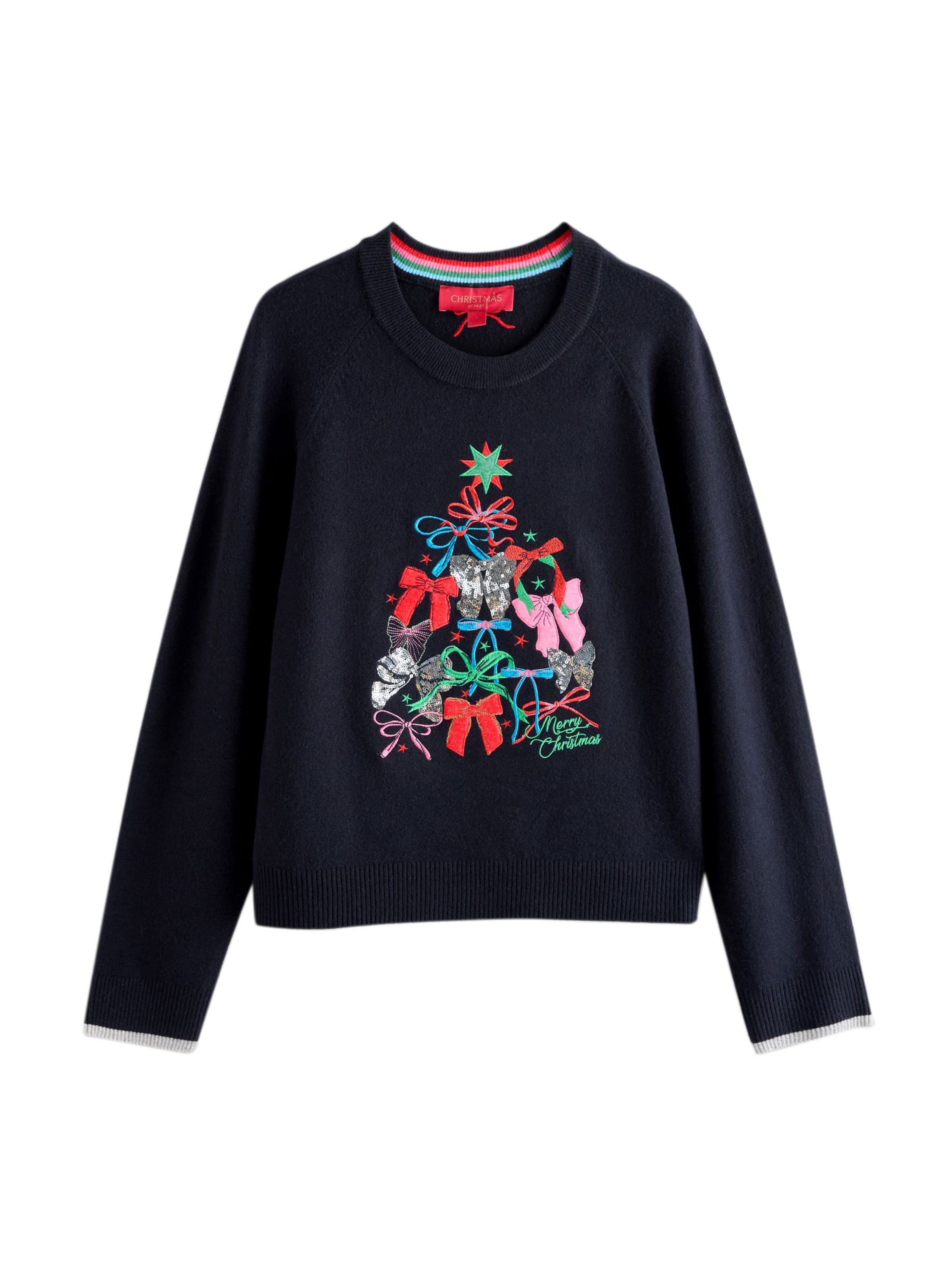 zils Next Džemperis 'Weihnachts': no priekšpuses