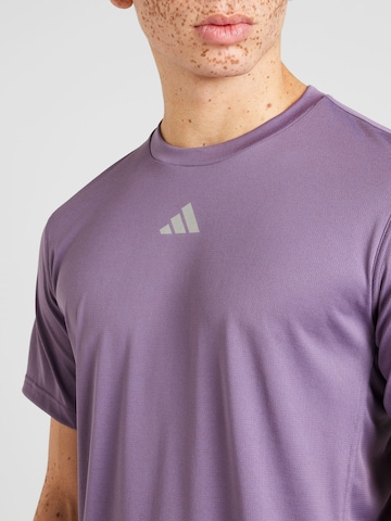T-Shirt fonctionnel 'HIIT 3S MES' ADIDAS PERFORMANCE en violet