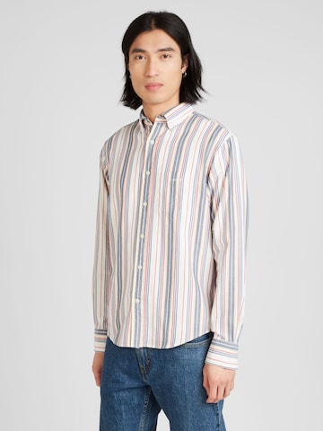 GANT Regular fit Button Up Shirt in White: front