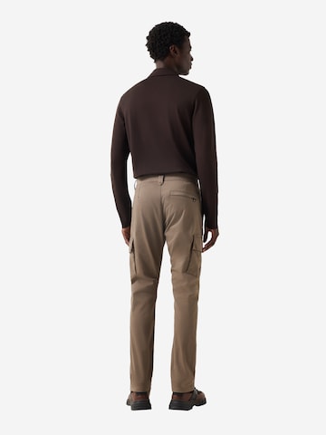 BOGNER Slim fit Trousers in Brown