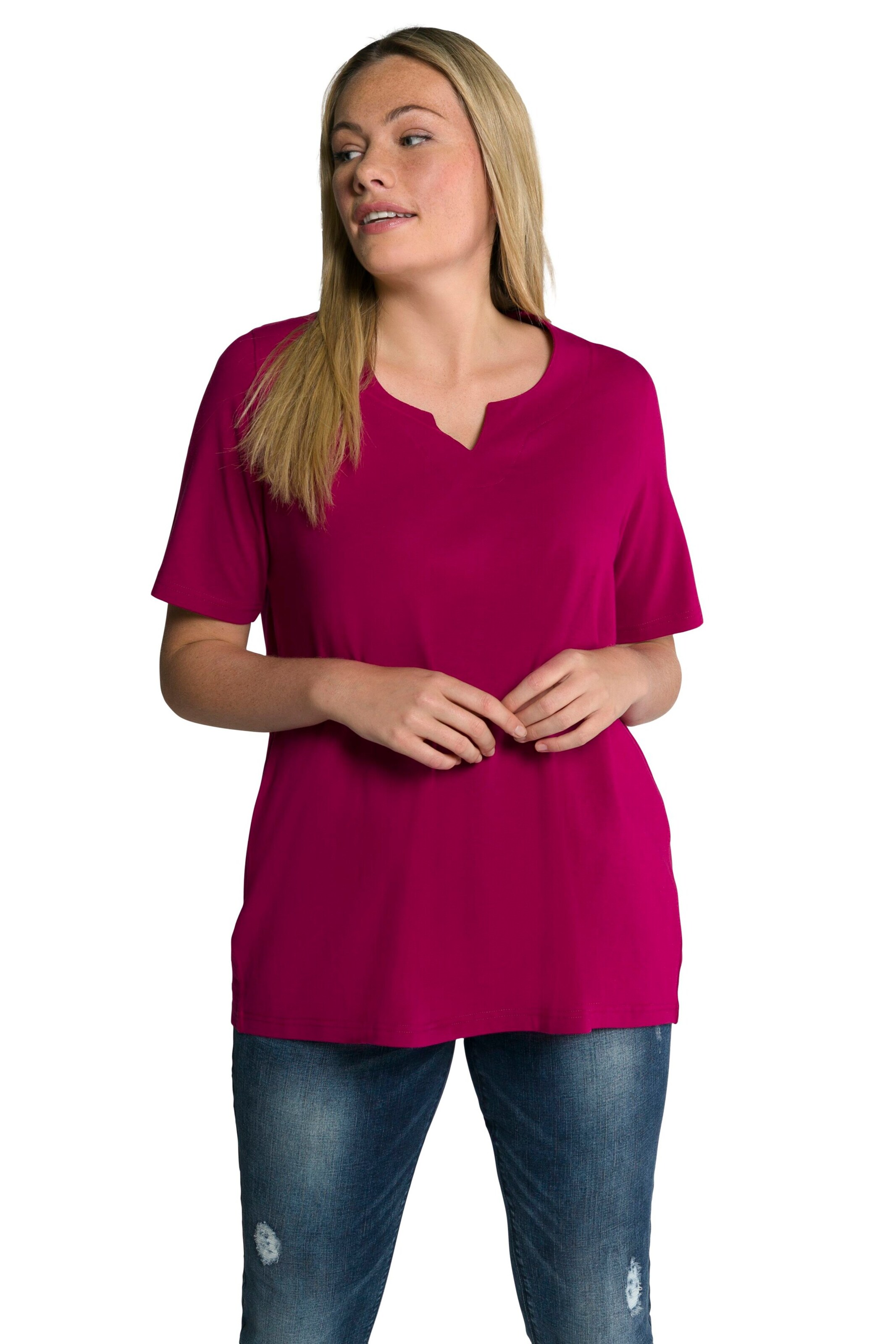 Ulla Popken Shirt '807259' in Pink: front