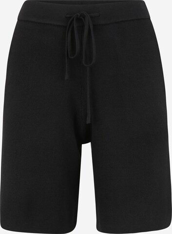 regular Pantaloni di OBJECT Tall in nero: frontale